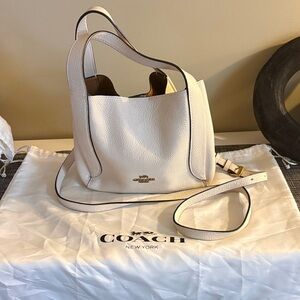 Coach Cream Leather Shoulder Bag